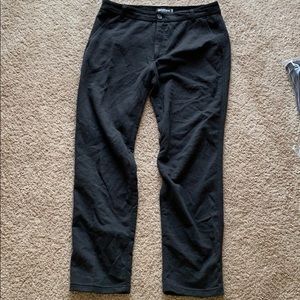 Betabrand Dress Pant Sweatpants Dark Grey 34 x 32